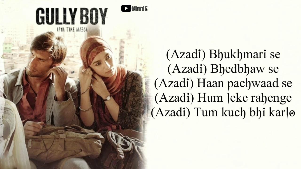 Azadi -gully-boy