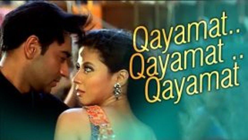 Qayamat Qayamat Lyrics | Deewane | Alka Yagnik, Sukhwinder Singh.