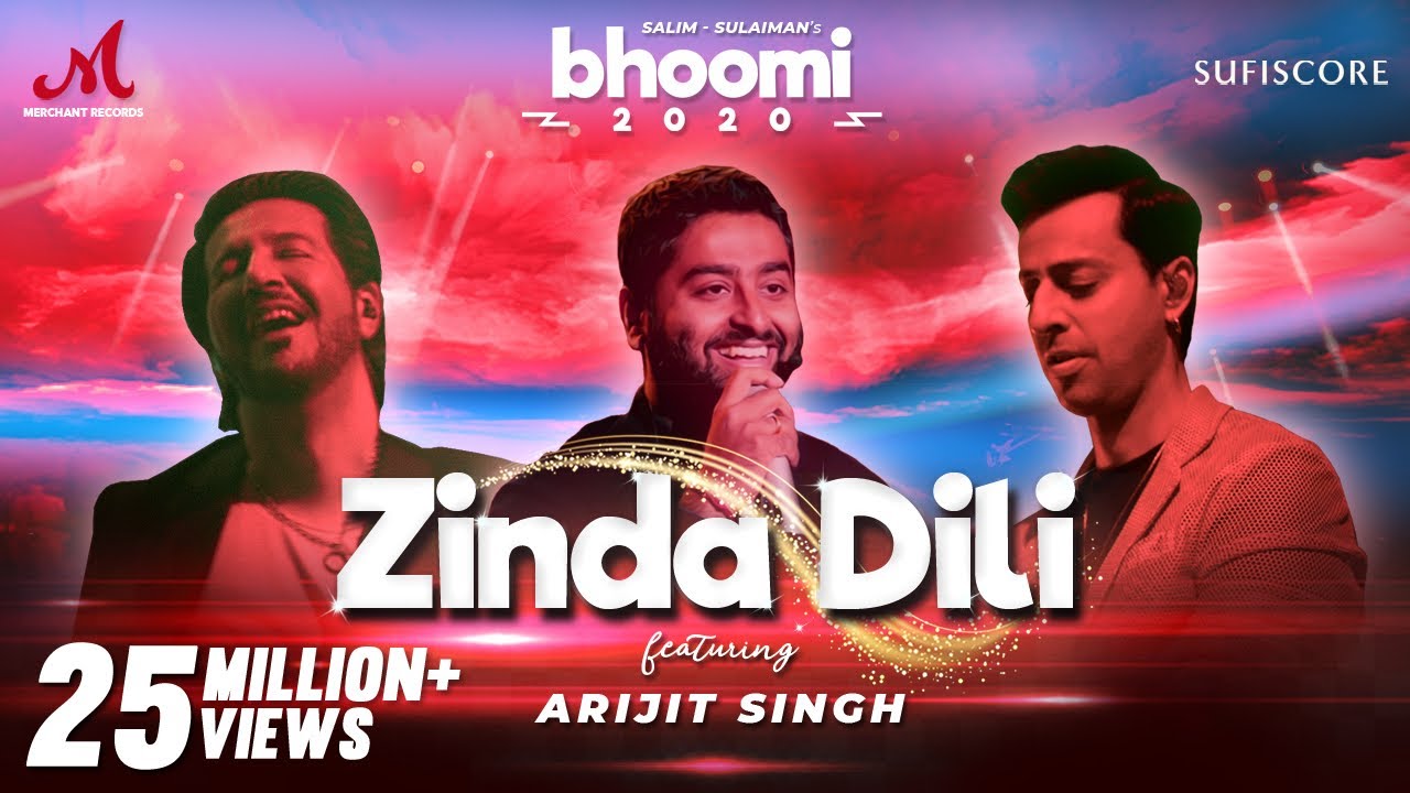 Zinda Dili Bhoomi 2020 Lyrics | Salim - Sulaiman, Arijit Singh