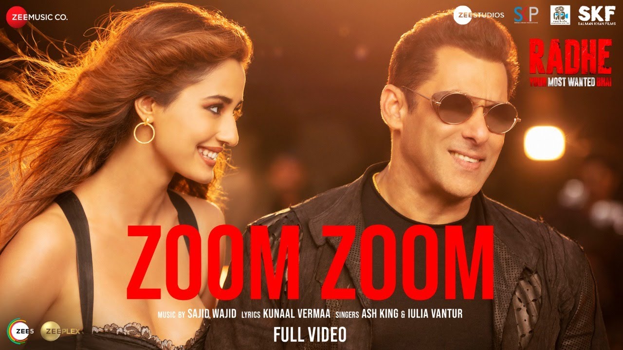 Zoom Zoom Lyrics | Radhe – Your Most Wanted Bhai (2021) | Ash King, Iulia Vantur, Sajid